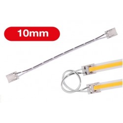 Conector doble empalme rápido con Cable tira Led 10mm (COB) Monocolor